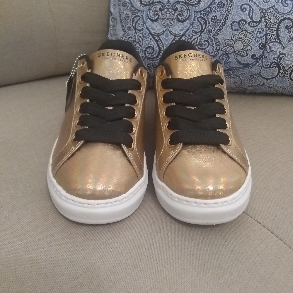 Skechers High Street - Crackled Metallic sneakers NWOT - Picture 8 of 8